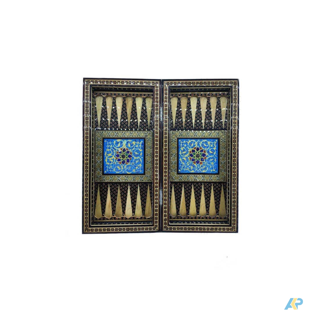 تخته نرد خاتم کاری داخل خاتم  سایز 40 سانت